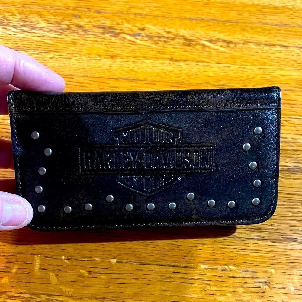 Harley Davidson IPhone dark brown leather case NWT